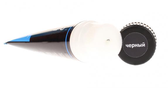 BRAUS Крем для лаковой обуви в тубе с губкой ЧЕРНЫЙ 75 мл