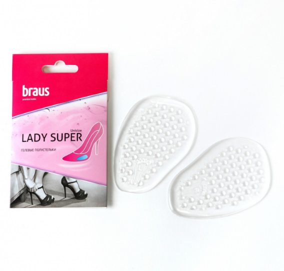 BRAUS Полустельки LADY SUPER гелевые для обуви на высоком каблуке