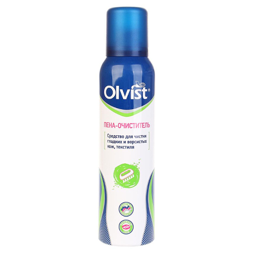 OLVIST Пена-очиститель для всех видов кож и текстиля 180мл.