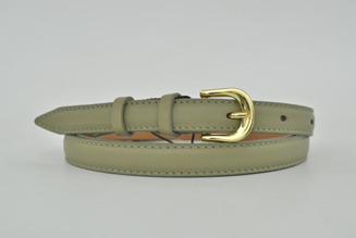 Ремень фисташкового цвета 117 см/15 мм 