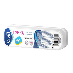 OLVIST Губка прямоугольная для гладкой кожи БЕСЦВЕТНАЯ