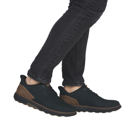 RIEKER ботинки темно синего цвета