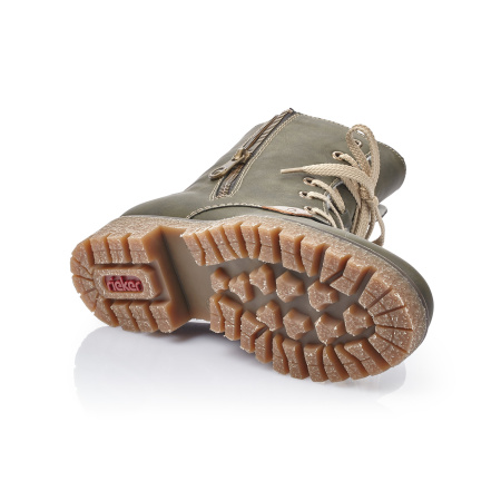 Ботинки с декоративной молнией