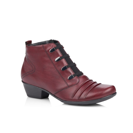 Ботильоны с декором бордовые REMONTE