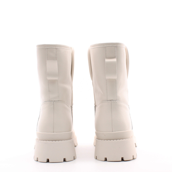 RESPECT белые кожаные полусапожки