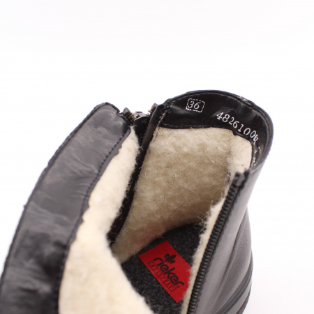 Ботинки с декоративной складкой RIEKER