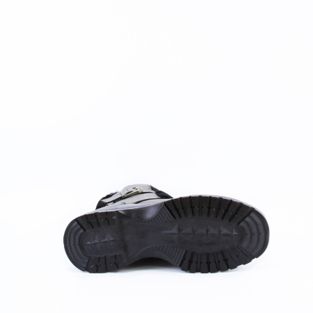 Ботинки с опушкой на высокой подошве SandM