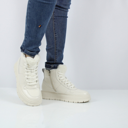 RESPECT зимние белые кеды