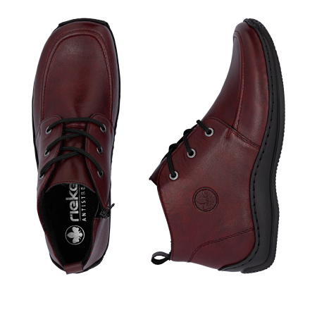 RIEKER ботинки бордового цвета