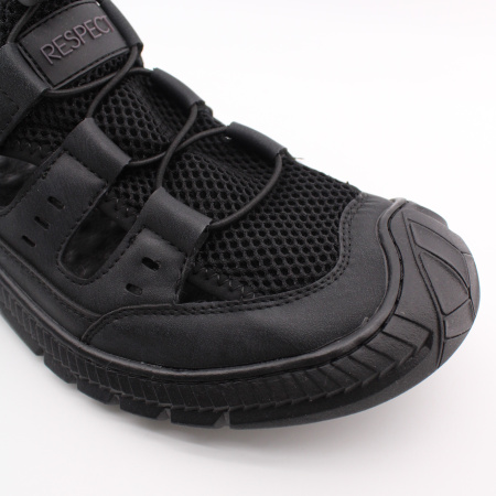 Черные закрытые сандалии RESPECT