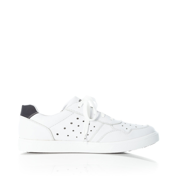 Кеды белые перфорированые RIEKER