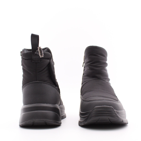 GRUNBERG дутики чёрные на молнии 