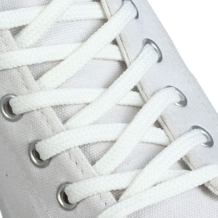 Шнурки BRAUS 150см плоские БЕЛЫЕ