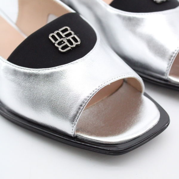 BADEN босоножки с эффектом металлик