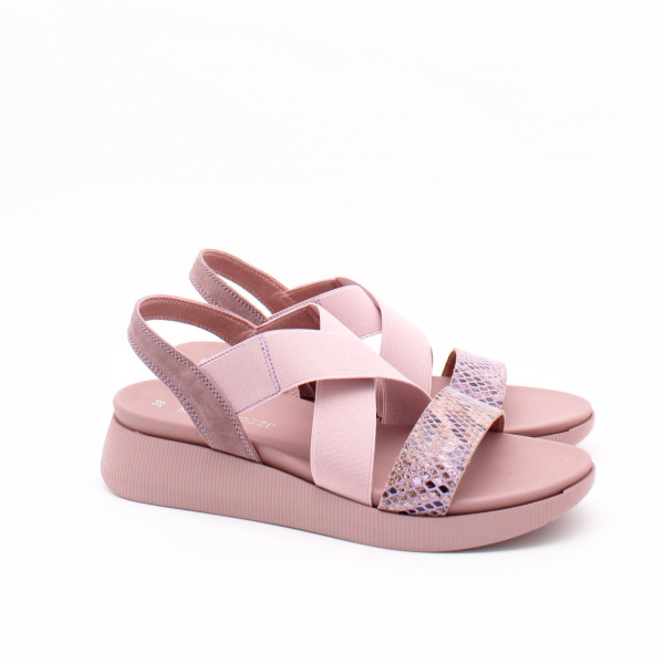 Сандалии с анималистичным декором MARCO TOZZI