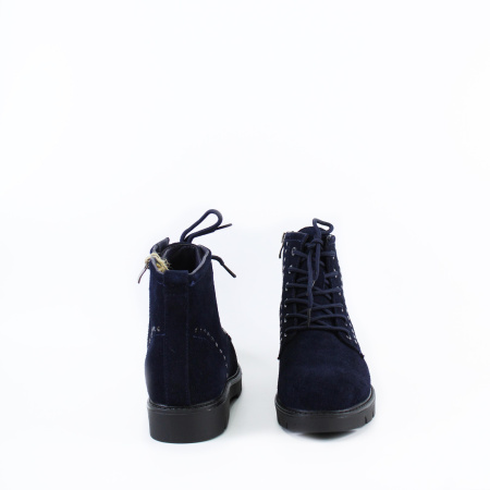 Ботинки замшевые с декоротивными камнями TOFA