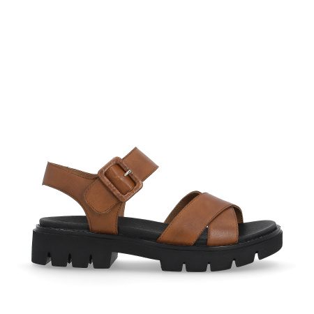 REMONTE босоножки коричневого цвета