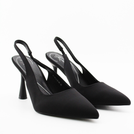 KEDDO черные лодочки с открытой пяткой