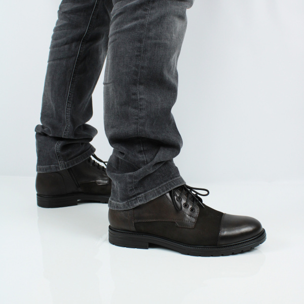 ROOMAN зимние ботинки с отрезным носом 