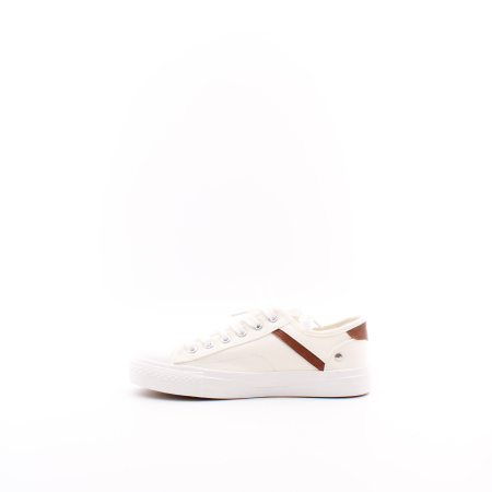 Кеды белые текстильные MADELLA