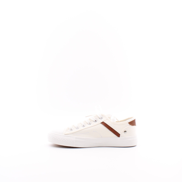 Кеды белые текстильные MADELLA