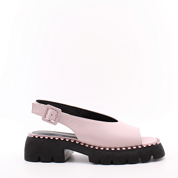 Розовые босоножки на массивной подошве LADY COUTURE