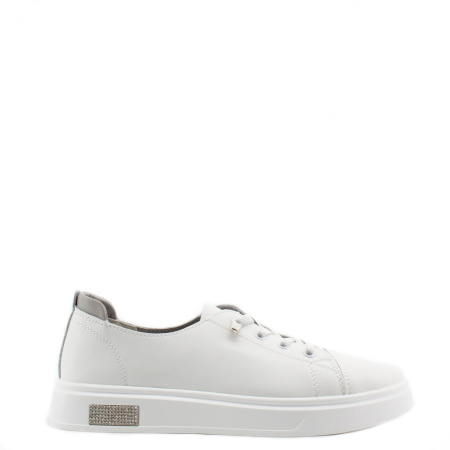 LUKME белые кожаные кеды