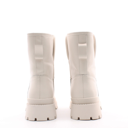 RESPECT белые кожаные полусапожки