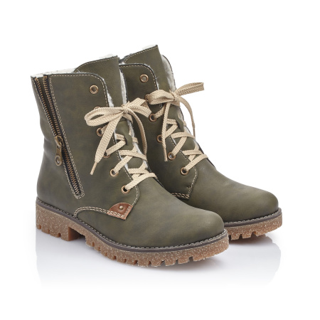 Ботинки с декоративной молнией