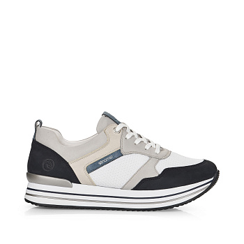 Светлые кроссовки из комбинированных материалов REMONTE