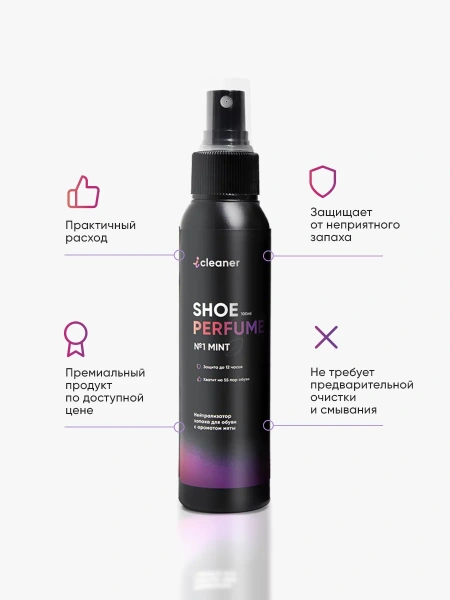 ICLEANER Нейтрализатор запаха №1 MINT 100мл