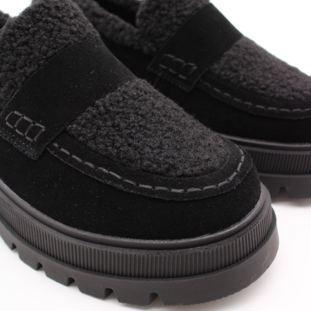 Чёрные лоферы MADELLA