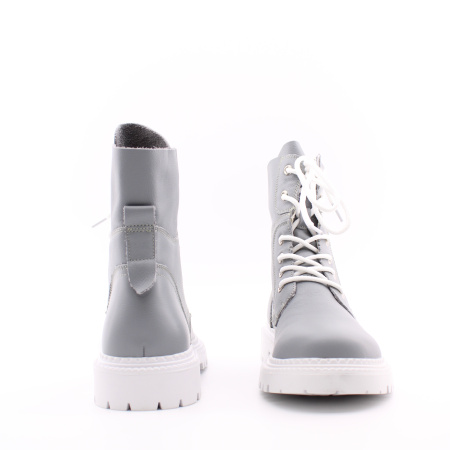 Серые ботинки на белой подошве RESPECT