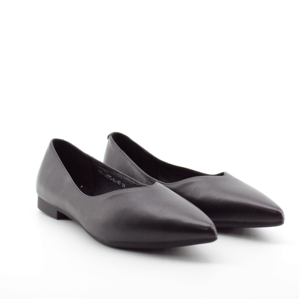 MADELLA балетки классически черные из натуральной кожи