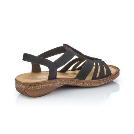 Босоножки на резинке с декором