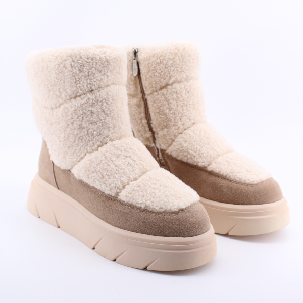 MADELLA полусапоги с декоративной опушкой