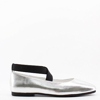 MADELLA серебрянные балетки