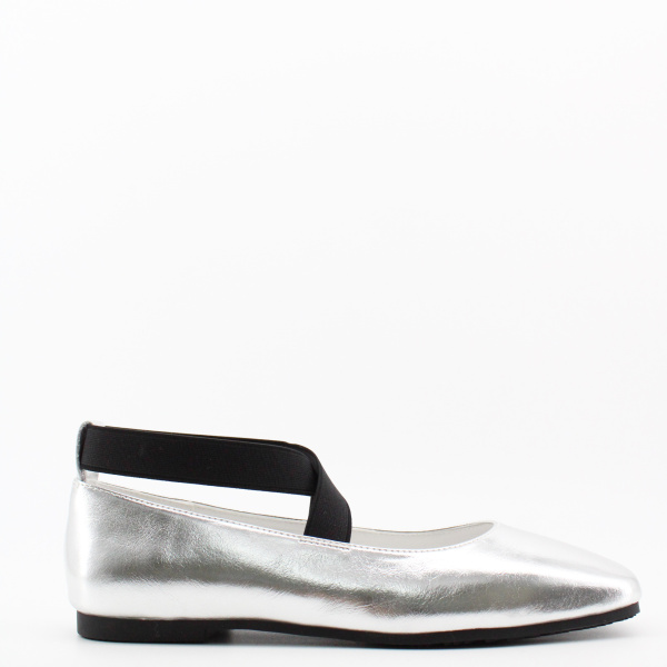 MADELLA серебрянные балетки