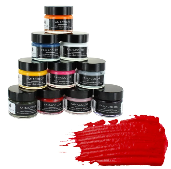 FAMACO Жидкая кожа ЯРКО-КРАСНЫЙ 15мл