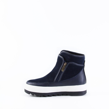 Комбинированные ботинки на белой подошве LAGRANDEZZA