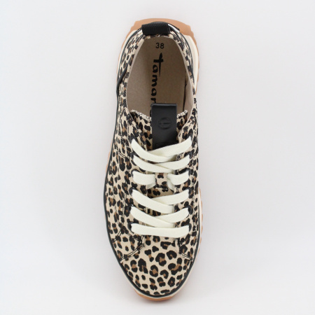 TAMARIS кроссовки леопард на платформе