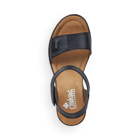 Босоножки на танкетке RIEKER