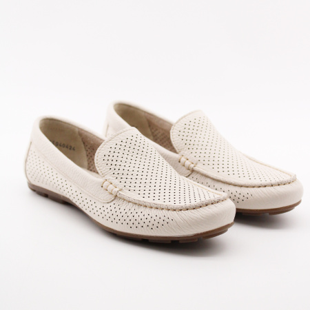 RIVERI мокасины с перфорацией