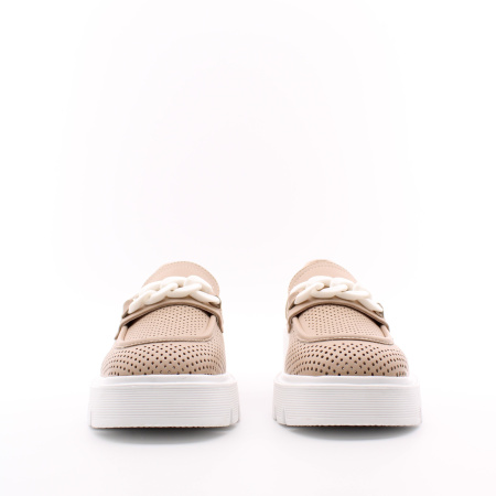 Кожаные перфорированные лоферы BONAVI