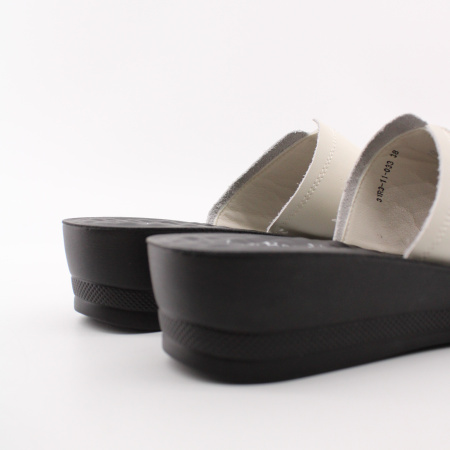 LUKME сабо на танкетке из натуральной кожи.