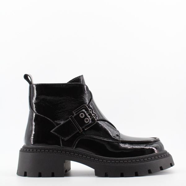 COVANI ботильоны лаковые с пряжкой 