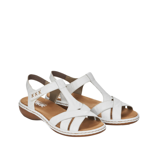 Босоножки RIEKER белого цвета