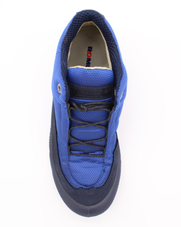 Синие текстильные кроссовки на чёрной подошве ROMIKA