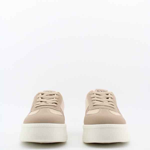 COVANI SPORT кеды на высокой подошве бежевого цвета