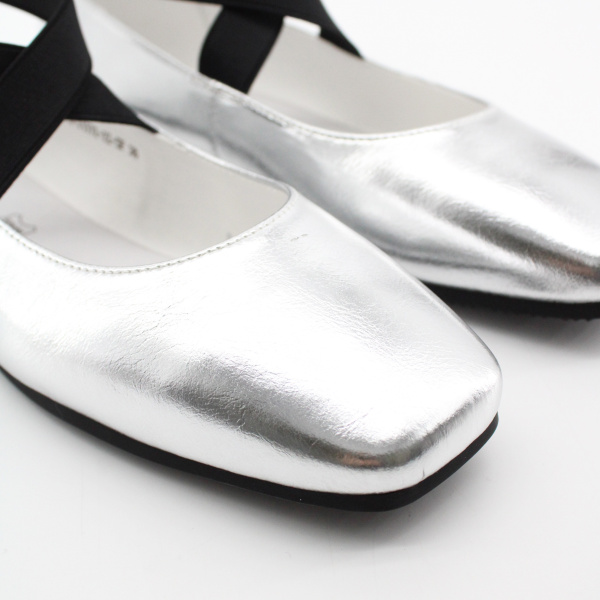 MADELLA серебрянные балетки